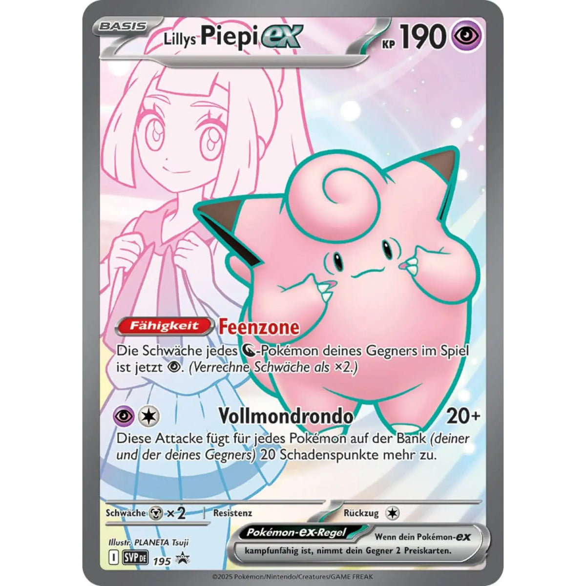 Heiteira Pokémon-Promokarte mit Lilly – Turnierfähige Holo-Karte aus dem Set