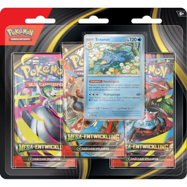 Pokemon Mega Entwicklung 3-Pack Blister