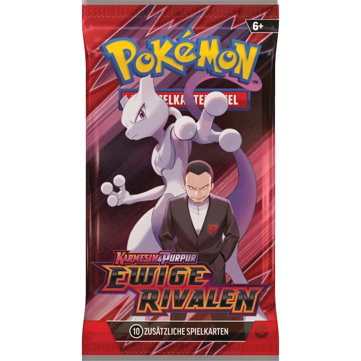 Pokémon Boosterpack Ewige Rivalen - Mewtu Artwork