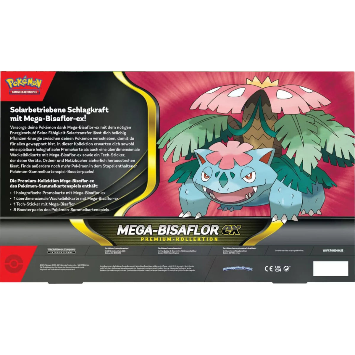 Pokemon Mega Bisaflor ex Premium Kollektion DE