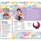 Rückseite des Weltmeisterschaftsdeck  von Sakuya Ota mit Profil, Deckliste und Turnierdetails