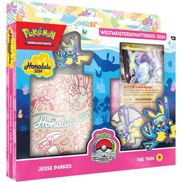 Weltmeisterschaftsdeck 2024 Deck von Jesse Parker – Orange Verpackung mit spielbereitem Deck und Booklet