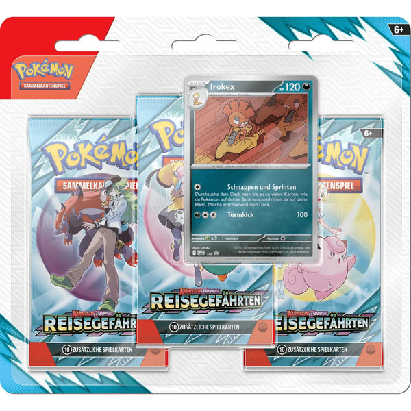 Pokémon Reisegefährten 3-Pack Blister Irokex Promokarte
