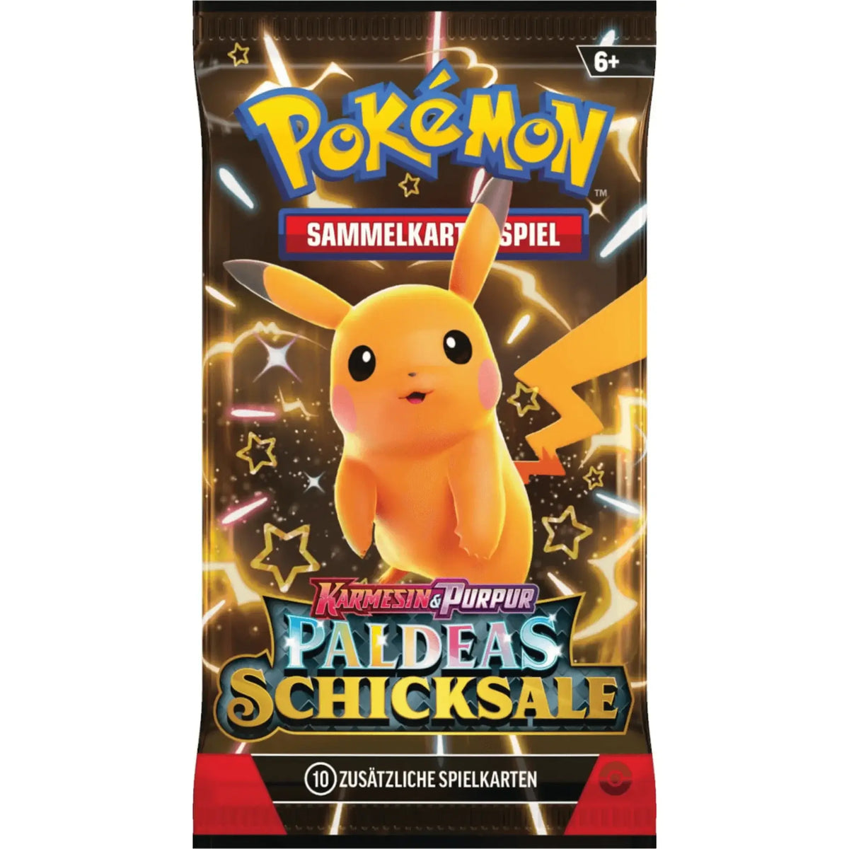 Pokémon Boosterpack Paldeas Schicksale - Pikachu Artwork