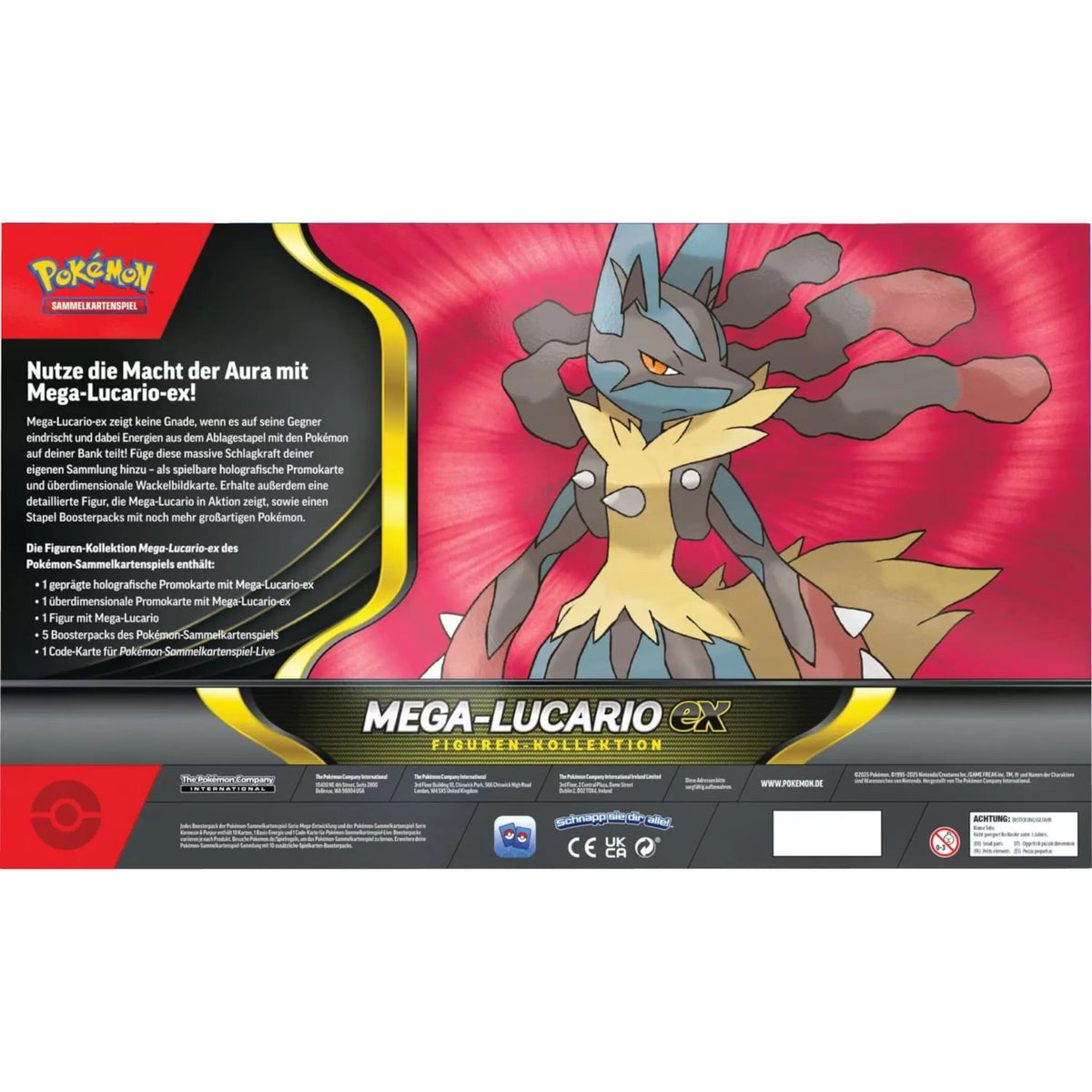 Pokemon Mega Lucario ex Figuren Kollektion DE