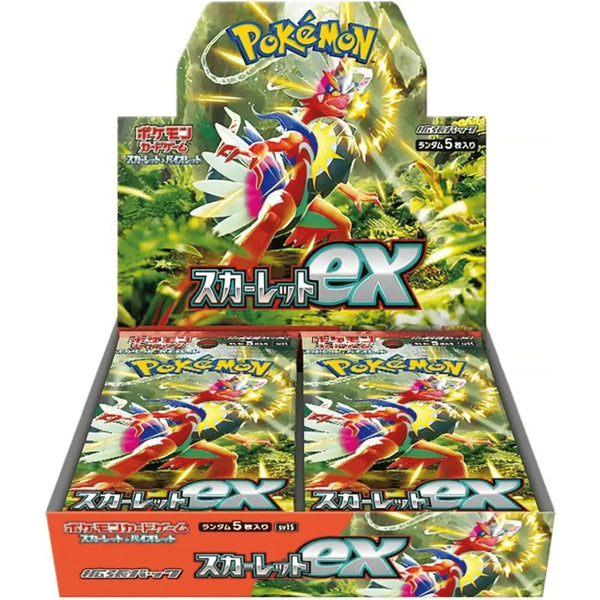 Scarlet ex Booster Display – Original japanische Pokémon Karten mit Koraidon ex, 30 Boosterpacks für Sammler & TCG-Fans