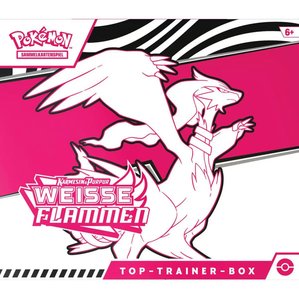 Kartenhülle oder Deckbox mit Reshiram aus der Weiße Flammen Top-Trainer-Box