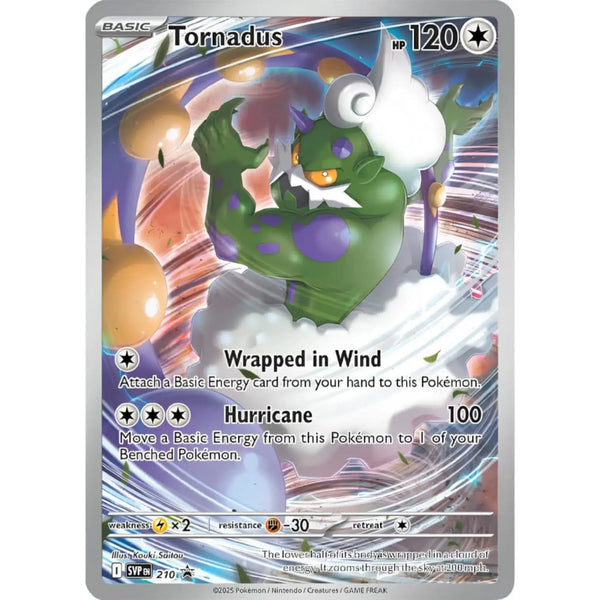 Tornadus Promokarte – exklusive Holo-Karte aus der Top-Trainer-Box Weiße Flammen
